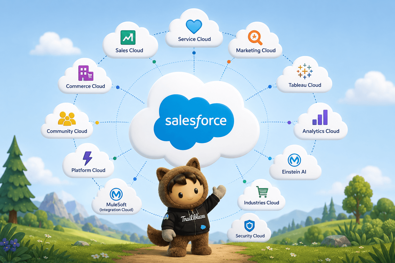 Salesforce transformation illustration